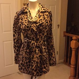Sunny Leigh animal print jacket